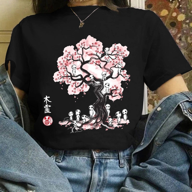 Studio Ghibli Tree Climb - T-Shirt