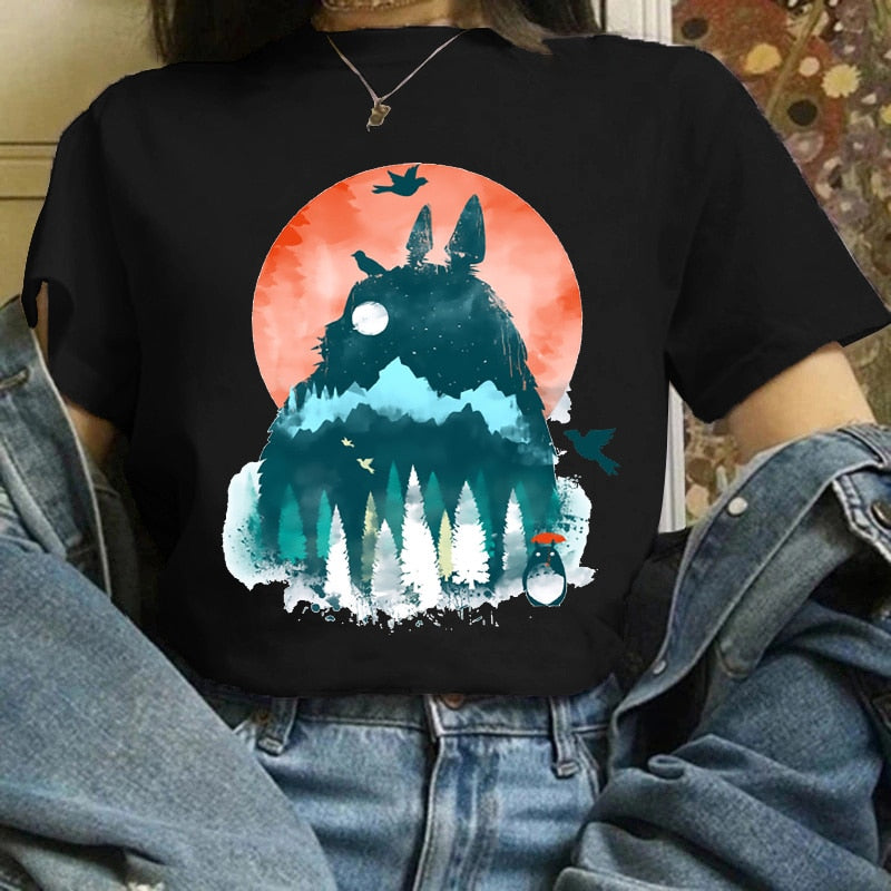 Studio Ghibli Mountain T-Shirt