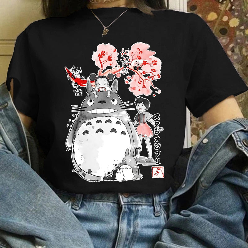 Big Happy Totoro - Studio Ghibli T-Shirt