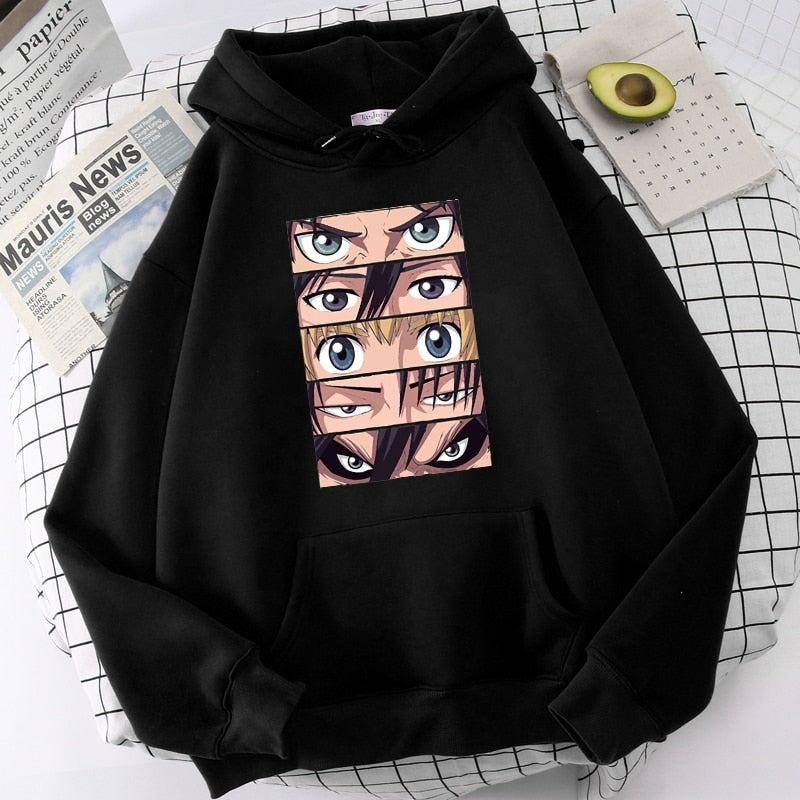 Unite for humanity with our United Hoodie, inspired by Attack On Titan. This Asian-sized unisex hoodie is made of premium polyester and features a casual style that's perfect for all seasons. Stay cozy and make a statement with the hooded design.