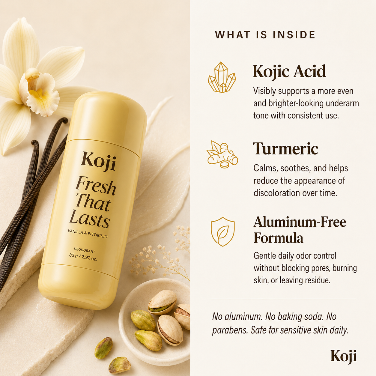 Brightening Deodorant Stick