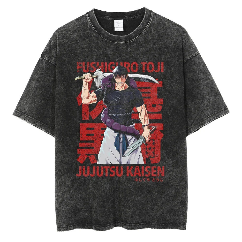 Toji Fushiguro "Strongest Swordsman" - Vintage T-Shirt