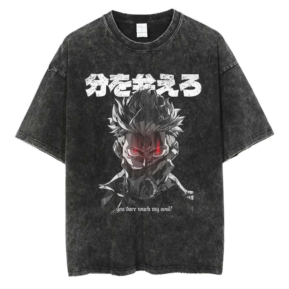 Sukuna "You Dare Touch My Soul?" - Vintage T-Shirt