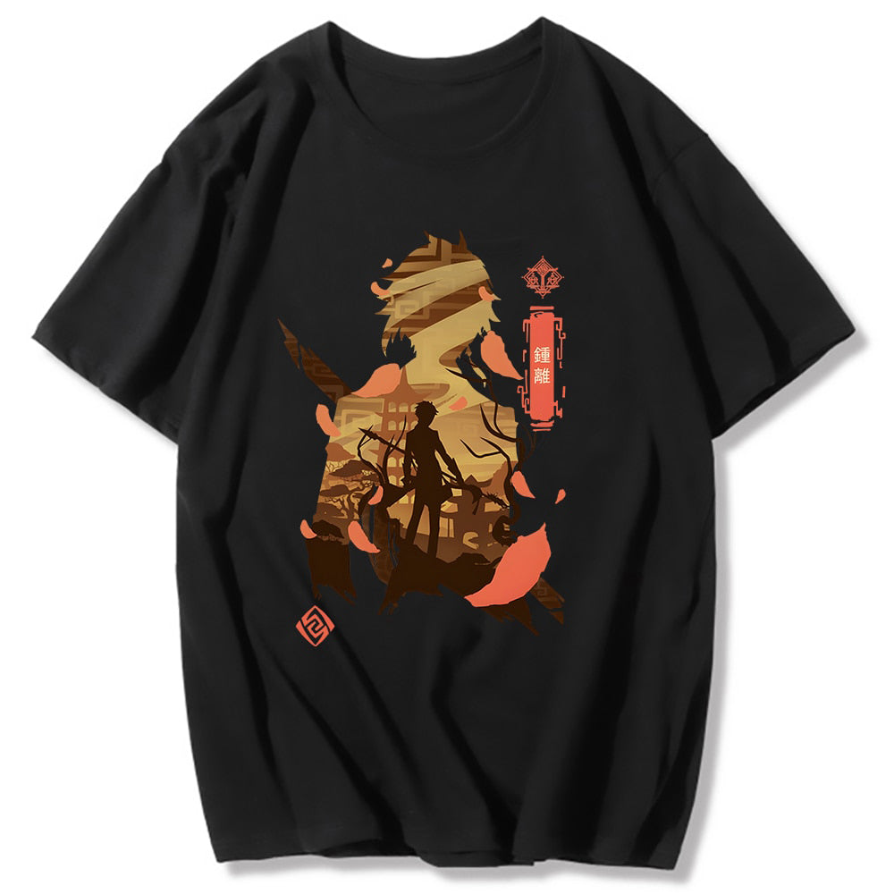 Genshin Impact Inspired Graphic T-Shirt
