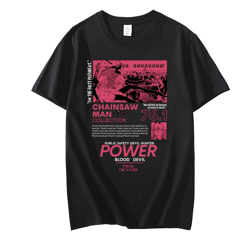 Chainsaw Man Power Style T-Shirt