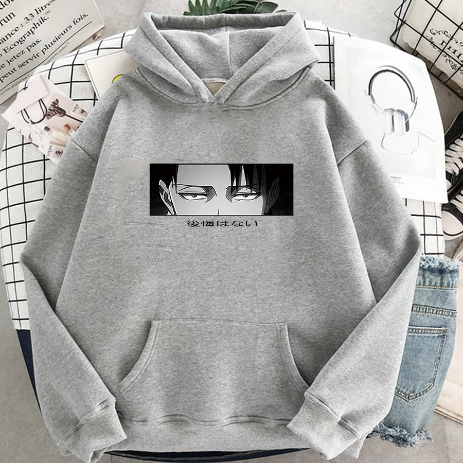 Levi Ackerman Serious Stare Hoodie