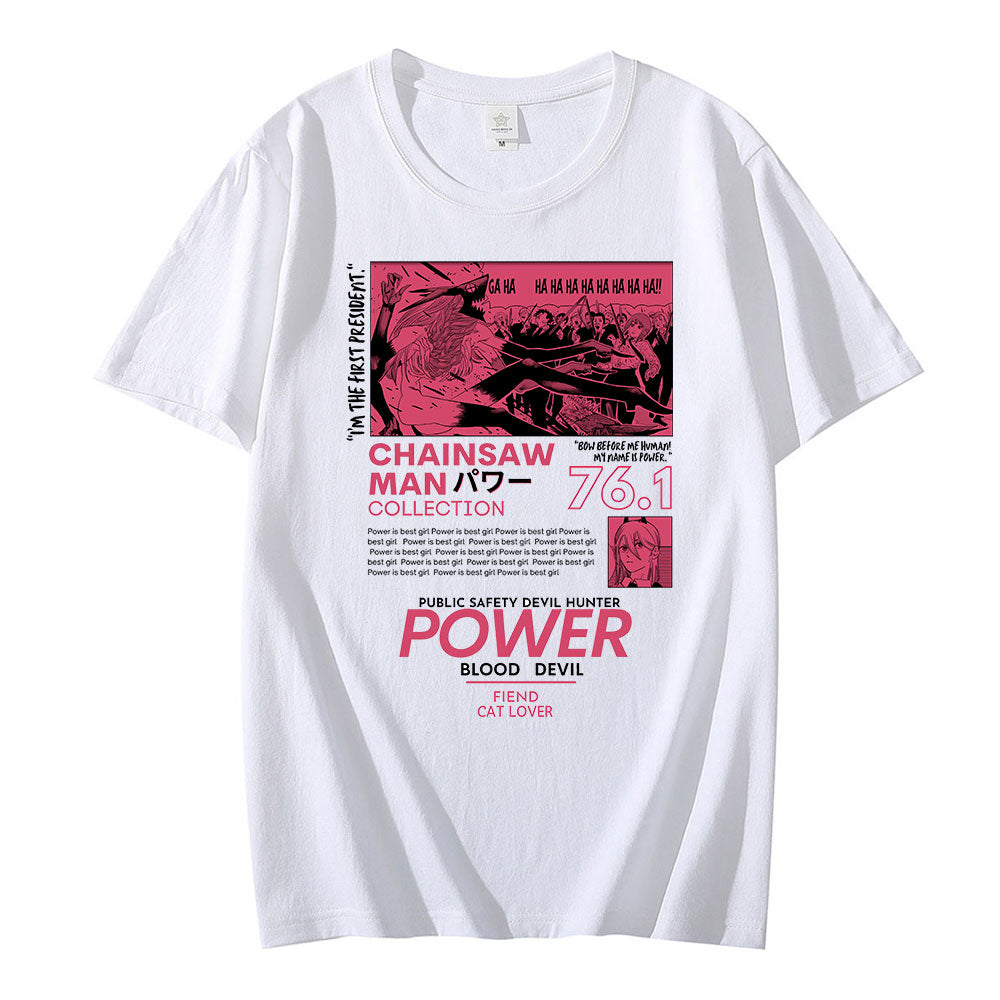 Chainsaw Man Power Style T-Shirt