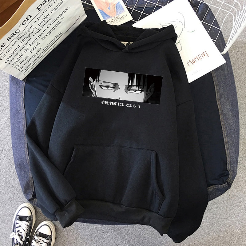 Levi Ackerman Serious Stare Hoodie