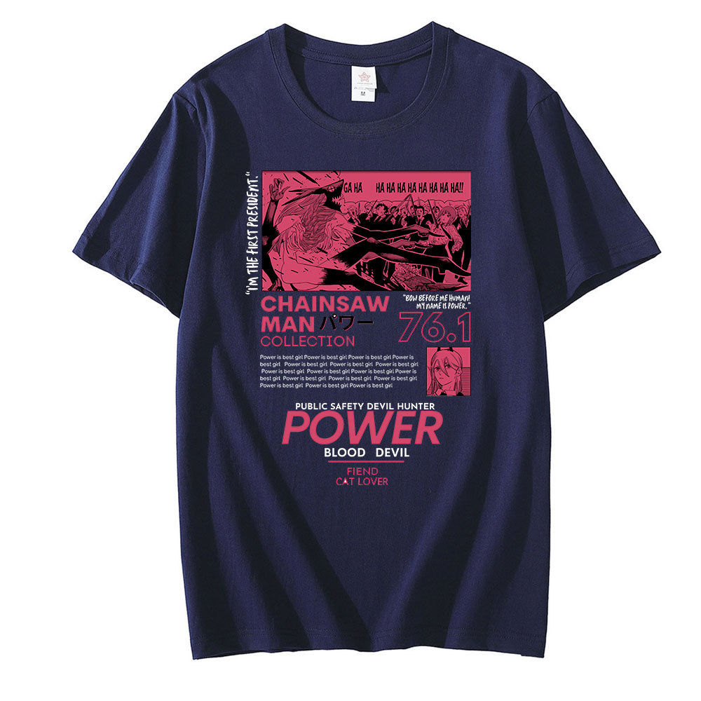 Chainsaw Man Power Style T-Shirt