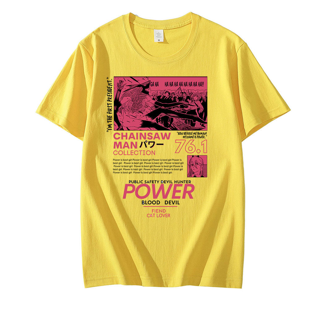 Chainsaw Man Power Style T-Shirt