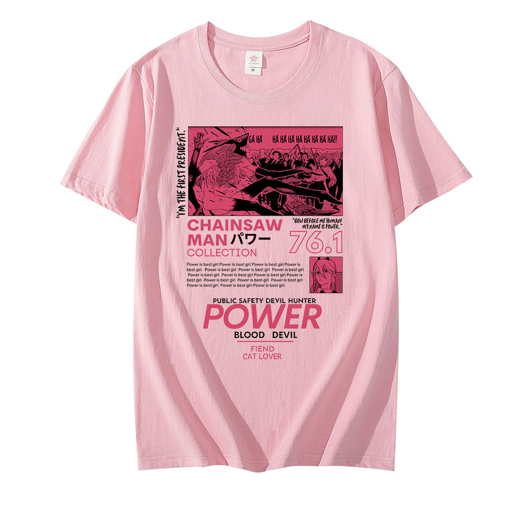 Chainsaw Man Power Style T-Shirt