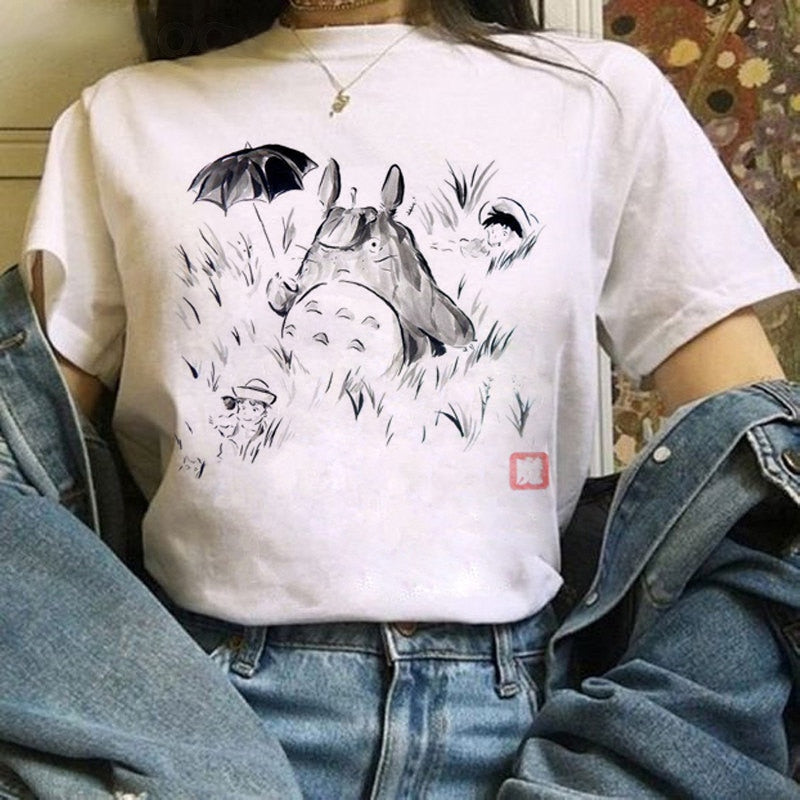 A Windy Day - Studio Ghibli T-Shirt