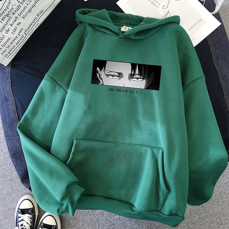 Levi Ackerman Serious Stare Hoodie