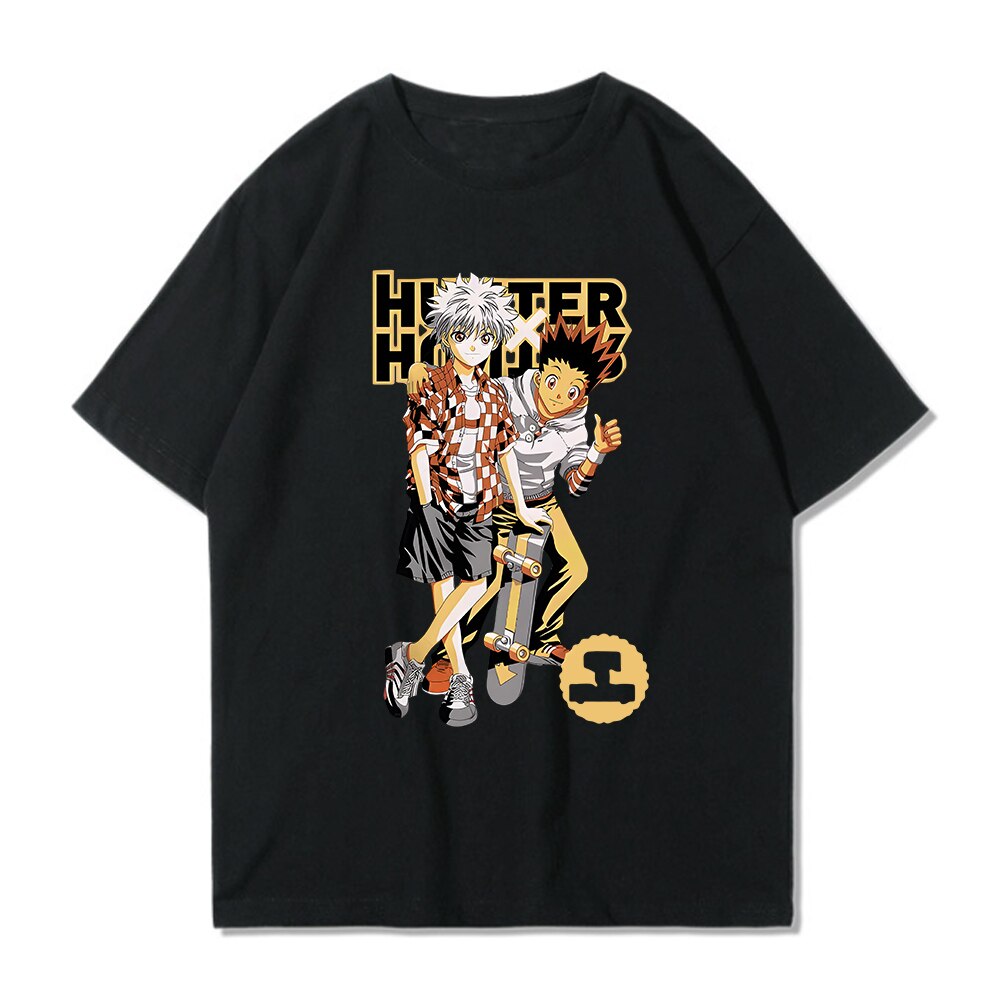 Hunter x Hunter Skating T Shirt Gon and Killua Graphic