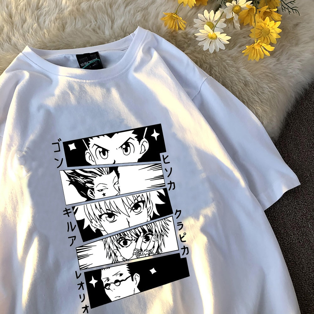 O-Neck Collar Hunter x Hunter Merchandise Hunter x Hunter Clothing Thrilling Anime Fan Tee Hunter x Hunter Fan Gear